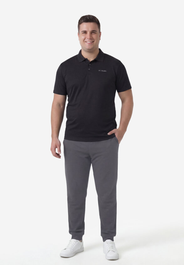 Поло мужское Columbia Utilizer Polo, Plus Size, Черный