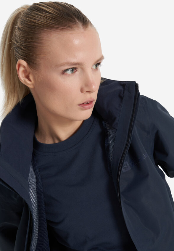 Куртка мембранная женская Jack Wolfskin Stormy Point, Синий