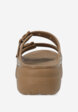 Сандалии женские Crocs Saturday Platform, Коричневый4  - превью
