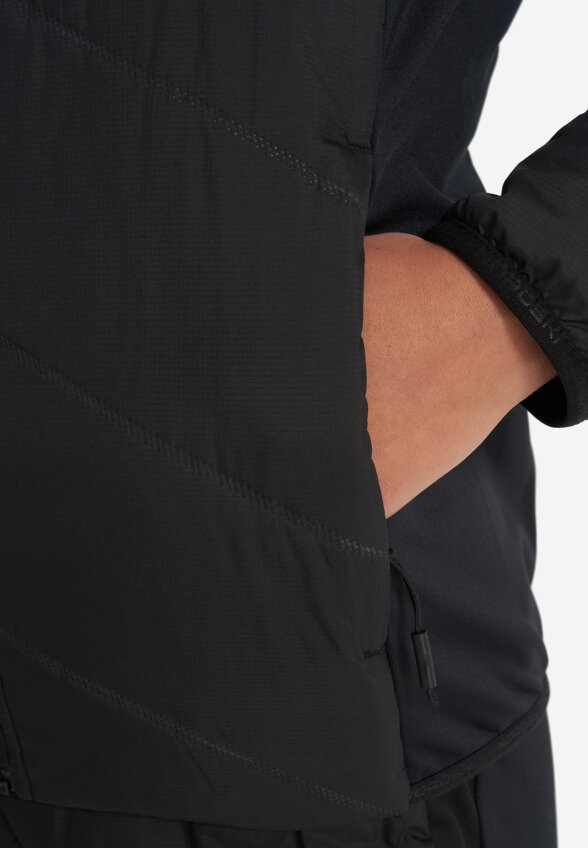 Куртка для беговых лыж женская Nordski Hybrid Warm 2.0, Черный