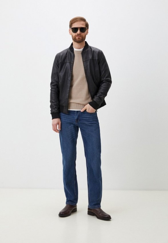 Куртка кожаная Urban Fashion for Men
