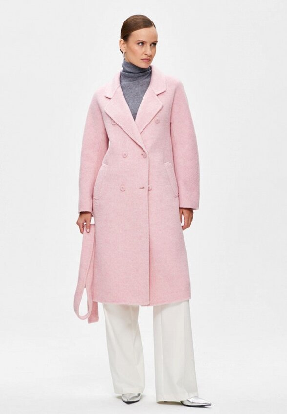 Пальто двубортное Miss Chic