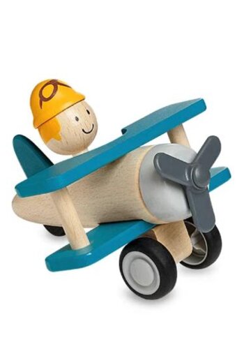 Игрушечный самолет LUKNO, синий