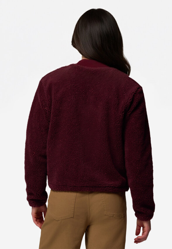 Джемпер флисовый женский Columbia Stellar Path Fleece Bomber Full Zip, Красный