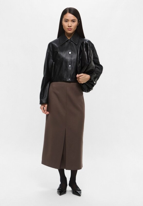 Куртка кожаная Boss