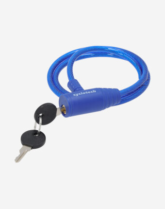 Замок велосипедный с ключами Cyclotech CLK-2, Синий