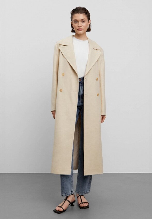 Пальто двубортное I Am Studio
