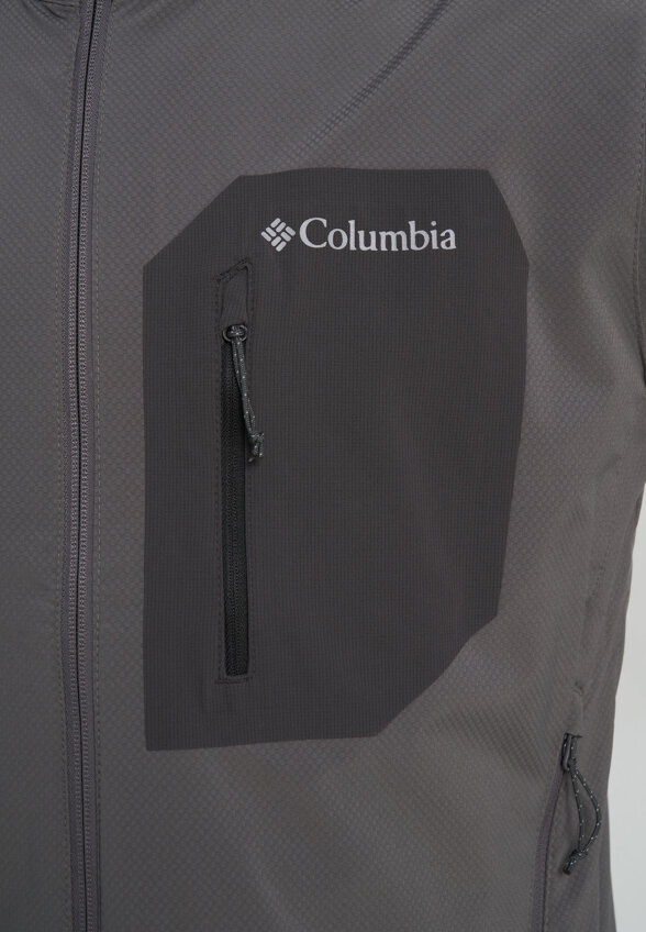 Ветровка мужская Columbia Tall Heights III Hooded Softshell, Серый