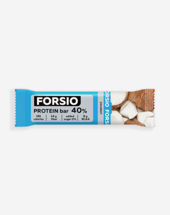 Батончик протеиновый Forsio ''Кокос'' 50 г, Мультицвет женщинам