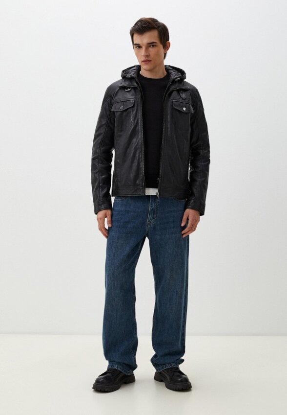 Куртка кожаная Jorg Weber