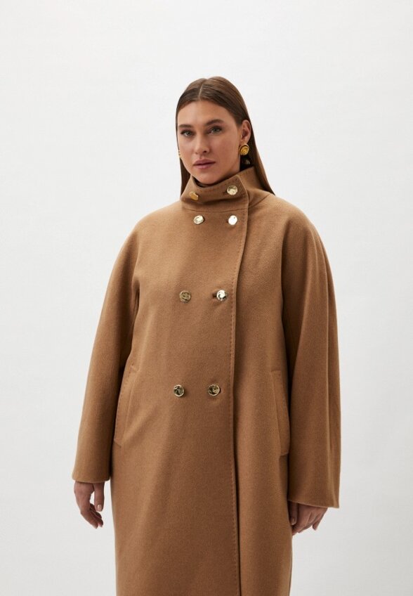 Пальто двубортное Marina Rinaldi