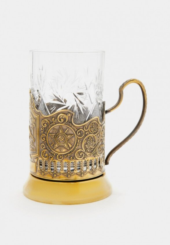 Стакан с подставкой Кольчугинский мельхиор