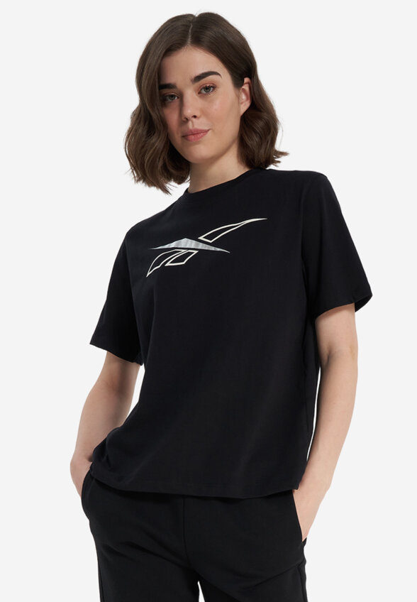 Футболка женская Reebok Brielle Crew, Черный