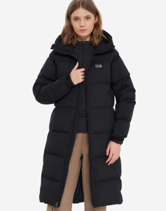 Пуховик женский Mountain Hardwear Nevadan Down Long Parka, Черный женщинам
