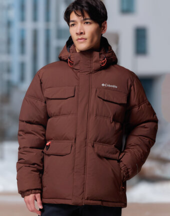 Куртка утепленная мужская Columbia Landroamer Puffer Jacket, Коричневый женщинам
