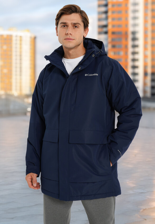 Парка мужская Columbia Rugged Path III Parka, Синий