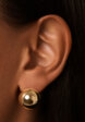 Серьги-шары ПЕНЕЛОПА из серебра в покрытии желтое золото MIE1  - превью