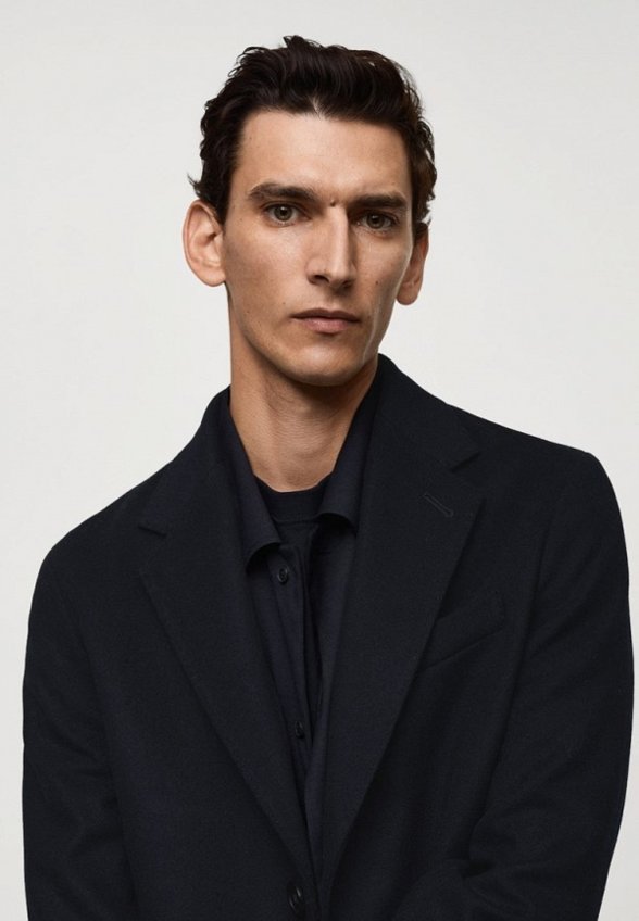 Пальто однобортное Mango Man