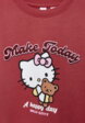 Футболка с принтом Hello Kitty для девочек6  - превью