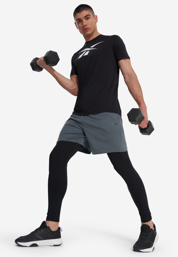 Футболка мужская Reebok Jimmy Vector, Черный