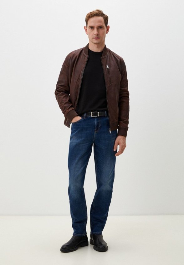 Куртка кожаная Urban Fashion for Men