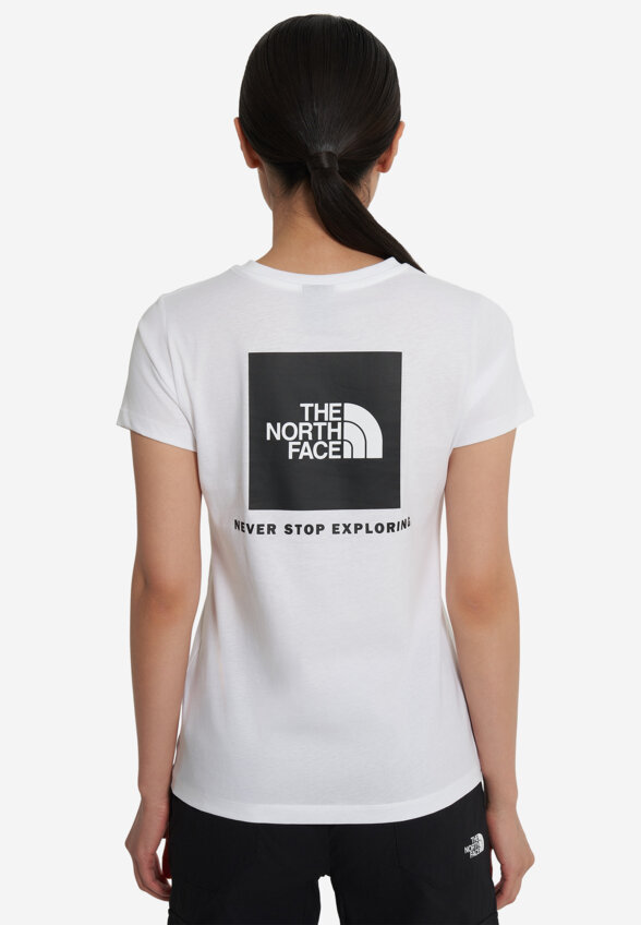 Футболка женская The North Face Box Nse Slim, Белый