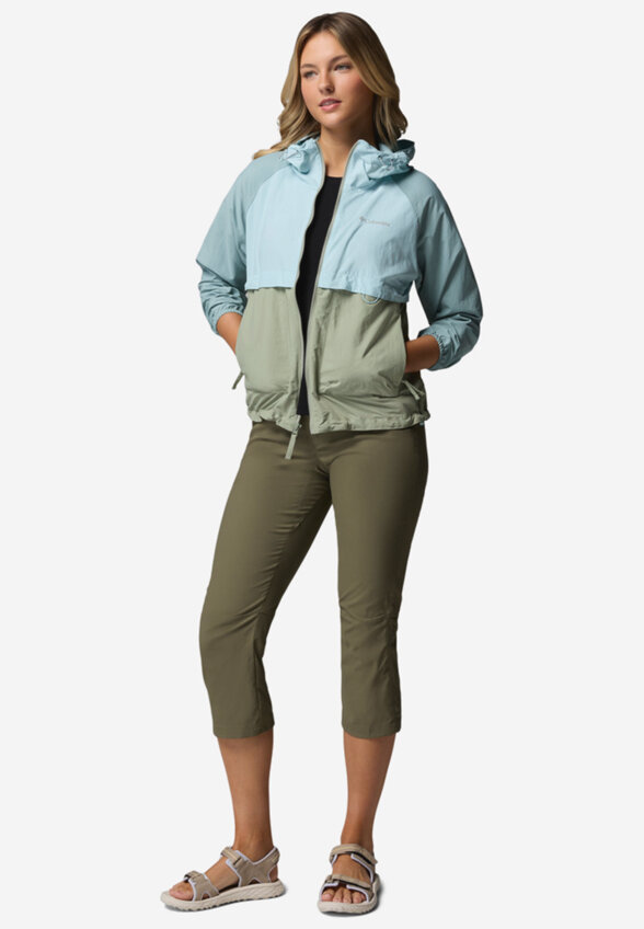 Ветровка женская Columbia Spire Valley Windbreaker, Зеленый