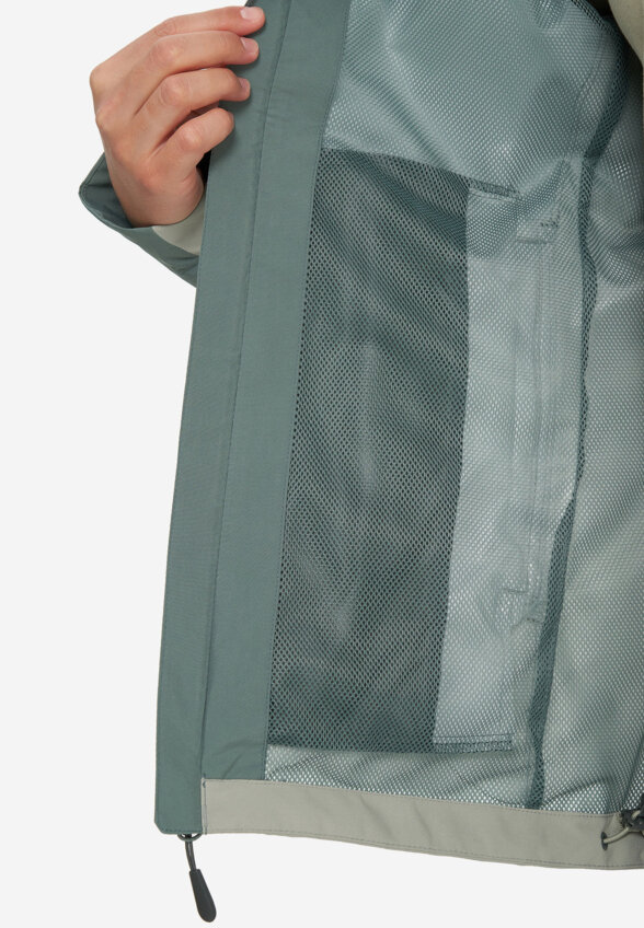 Куртка мембранная женская Jack Wolfskin Weiltal, Зеленый