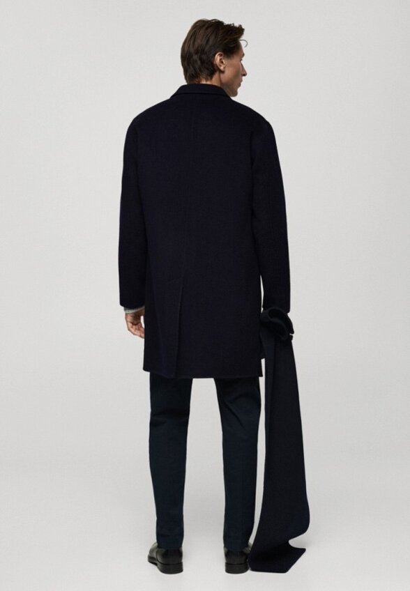 Пальто однобортное Mango Man