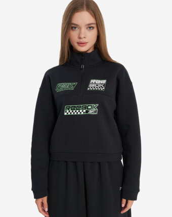 Толстовка женская Reebok Graphic, Черный женщинам