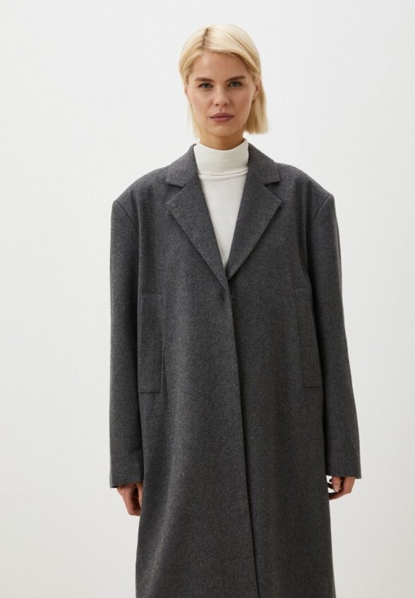 Пальто однобортное AME