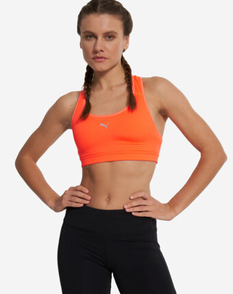 Топ бра спортивный PUMA 4 Keeps Run, Красный женщинам