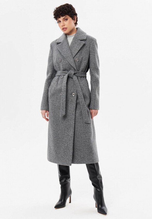 Пальто двубортное Dress No Stress