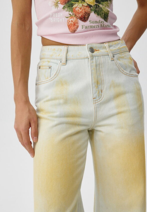 Джинсы WIDE LEG в стиле гранж