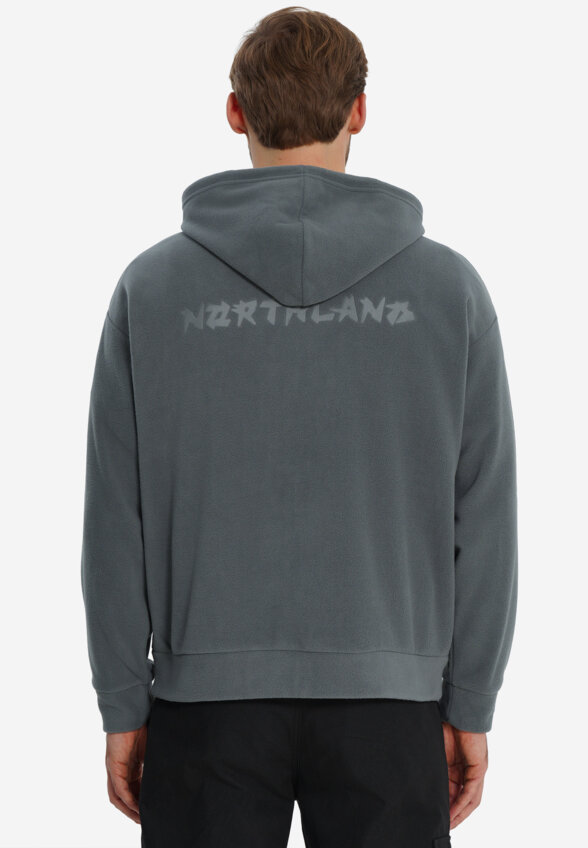 Джемпер флисовый мужской оверсайз Northland, Серый