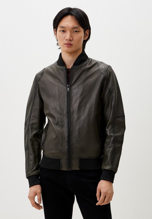 Куртка кожаная Urban Fashion for Men