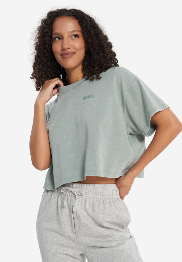Футболка женская Under Armour Wash, Зеленый