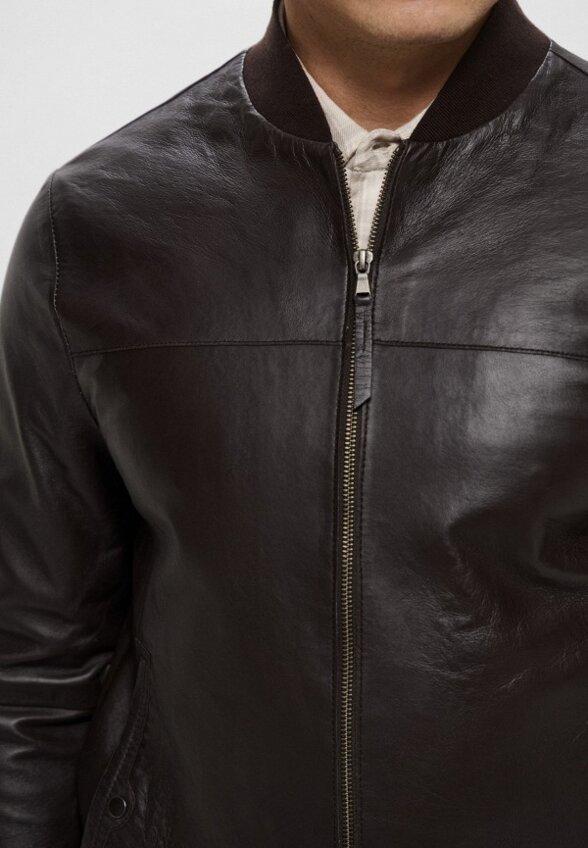 Куртка кожаная Blouson