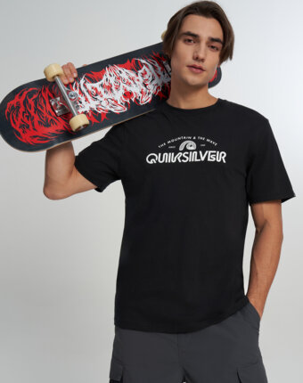 Футболка мужская Quiksilver Ev Vista, Черный женщинам