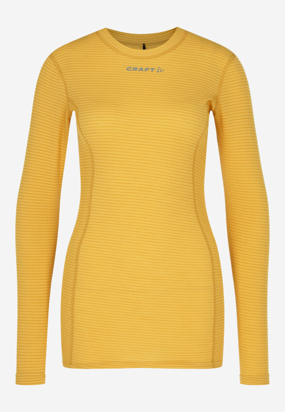 Термобелье верх женское Craft Pro Wool Extreme, Желтый