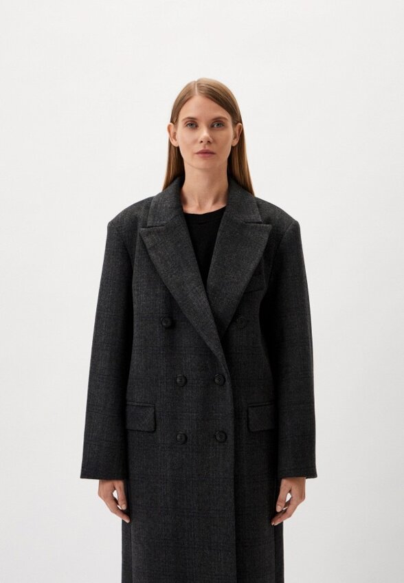 Пальто двубортное BLCV