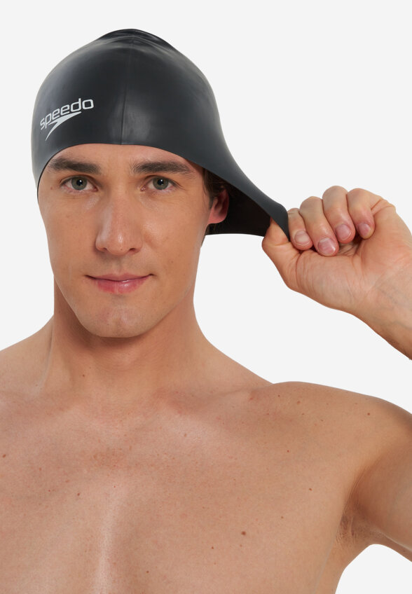 Шапочка для плавания Speedo Flat Silicone, Черный