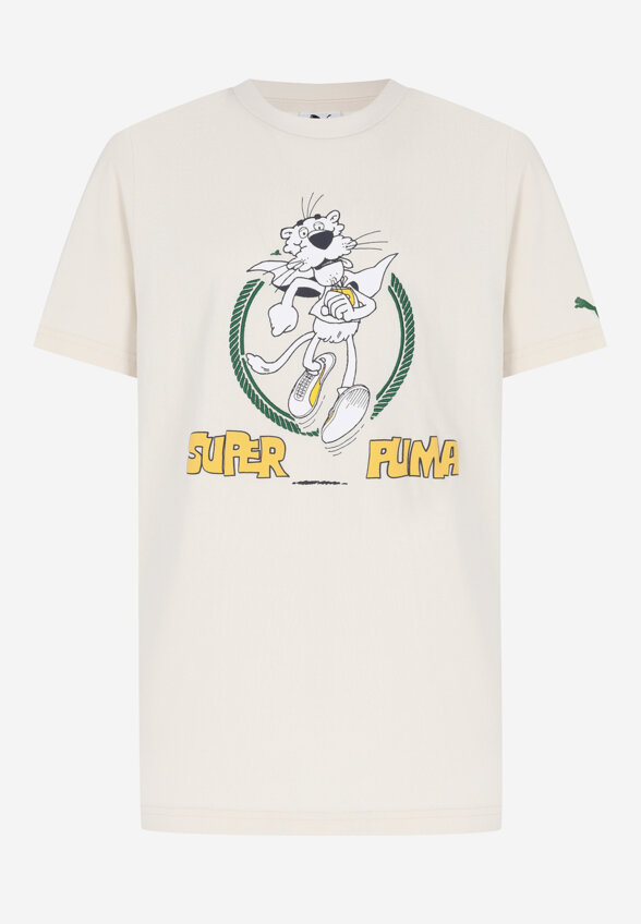 Футболка для мальчиков PUMA Super Graphic, Бежевый