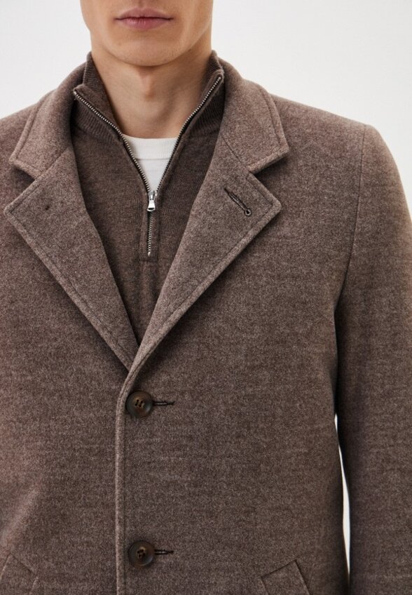 Пальто однобортное Caravan