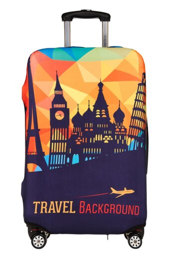 Др.Коффер LC-003M dk-blue чехол для чемодана