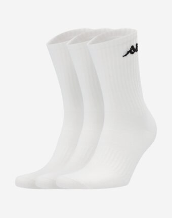 Носки Kappa, 3 пары, Белый женщинам