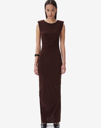 Платье Sleeveless Maxi Brown FABLE женщинам