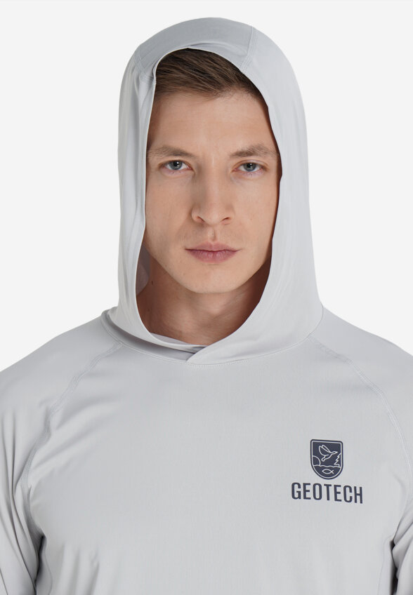 Лонгслив мужской Geotech, Серый