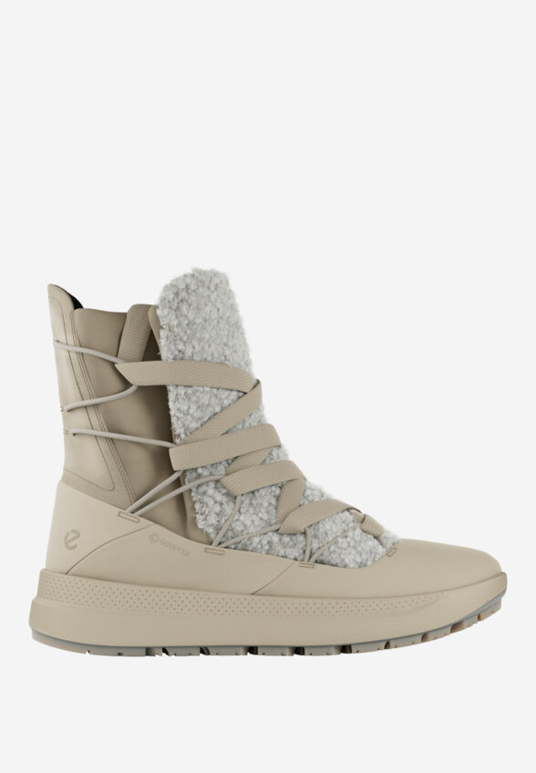 Сапоги утепленные женские Ecco Solice GTX, Бежевый