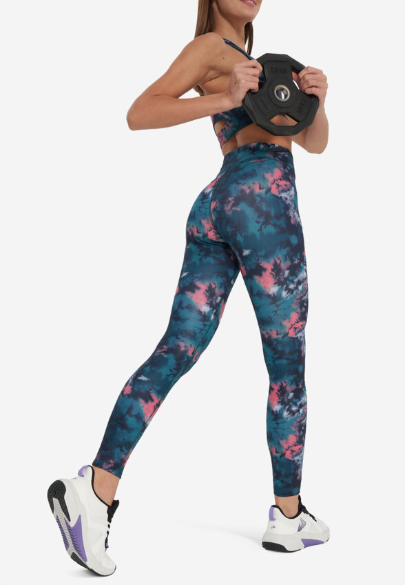Легинсы женские Demix ActiveMove Gym Gfx, Зеленый